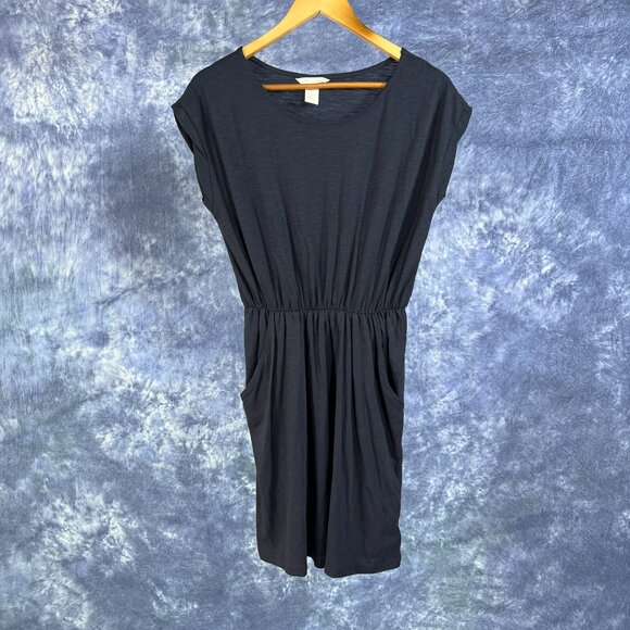 H&M Basic Navy Blue  Dress Sz S - Picture 1 of 3